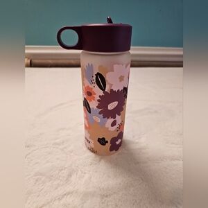 Pyrex Floral Water Bottle with Silicone Cover